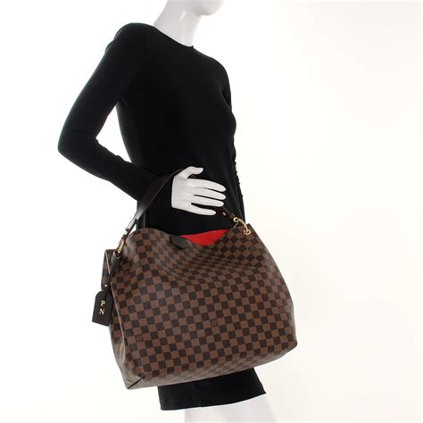 louis vuitton damier ebene graceful mm|Louis Vuitton damier bag.